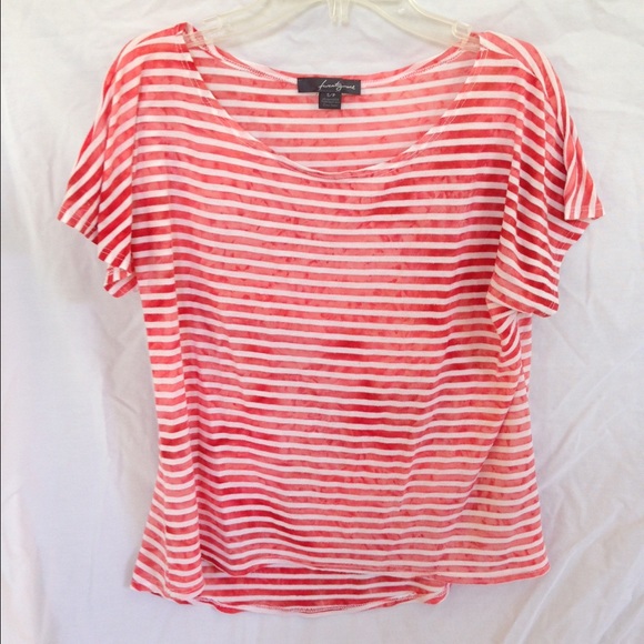 Loose fit striped shirt