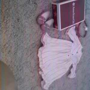 Cute kits striped night gown