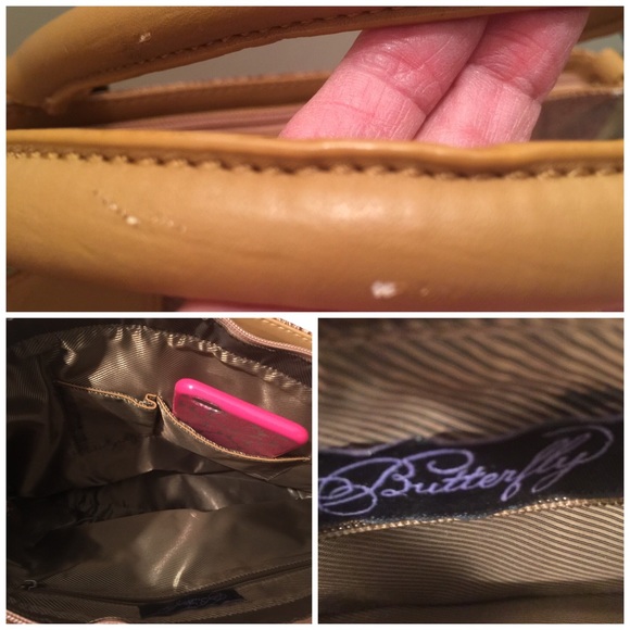 Butterfly Tote-Sized Satchel - Picture 3 of 4