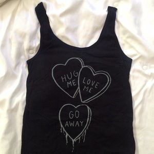 Hug Me Love Me Go Away Bodycon Dress