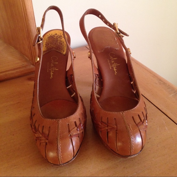 COLE HAAN  Livia Air Sling Golden Safari 7.5