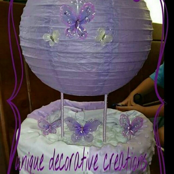 Air balloon diaper cake - Picture 1 of 1