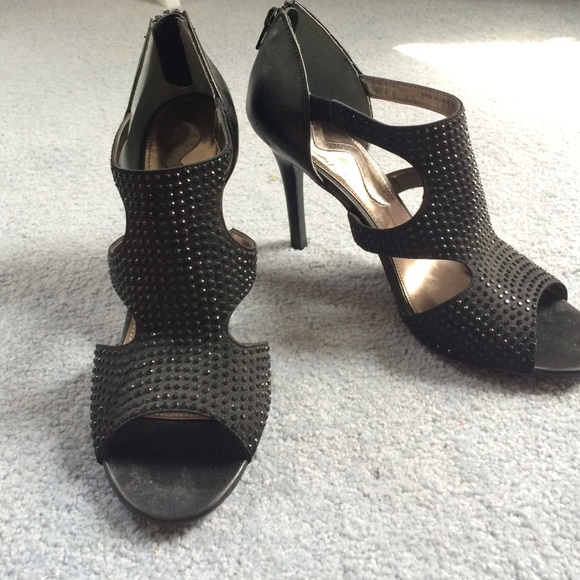 Black Cut Out Heels