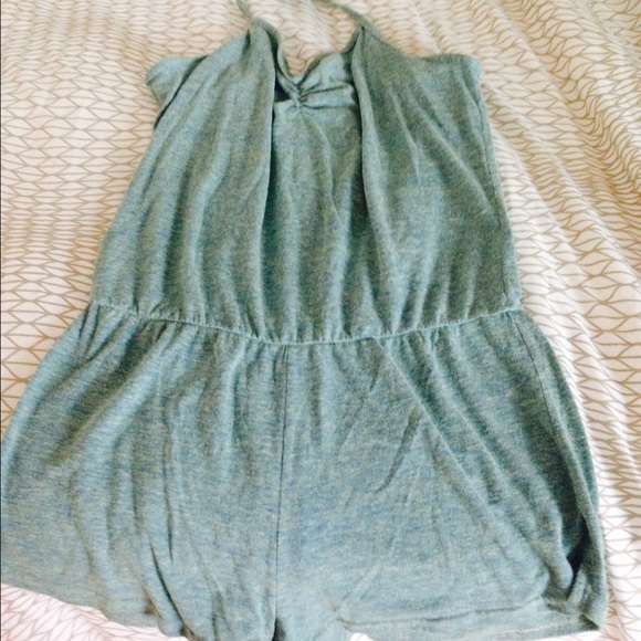 American apparel mint green romper