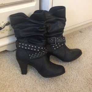 Studded boots