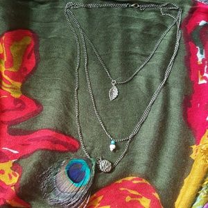 Peacock neckless