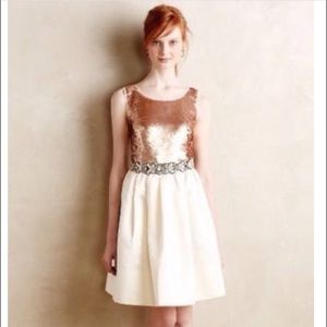 Anthropologie/ Paper Crown Sequin Dress