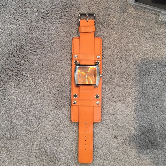 Leather watch