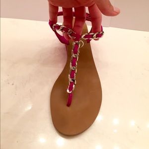 Jessica Simpson purple sandles