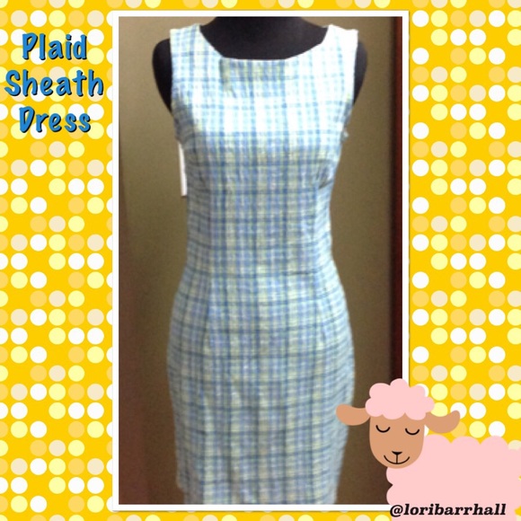 Seersucker plaid dress (7)  by California Concepts