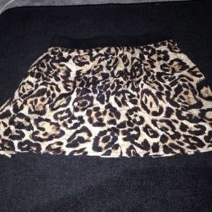 Animal print skirt