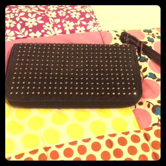 Rhinestone clutch