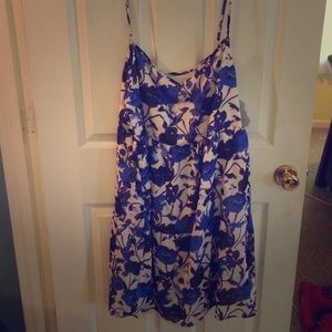 Blue flower dress