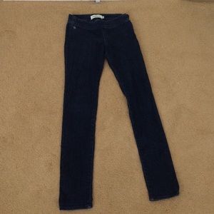 Abercrombie dark wash jeggins