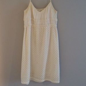 Max studio white eyelet dress