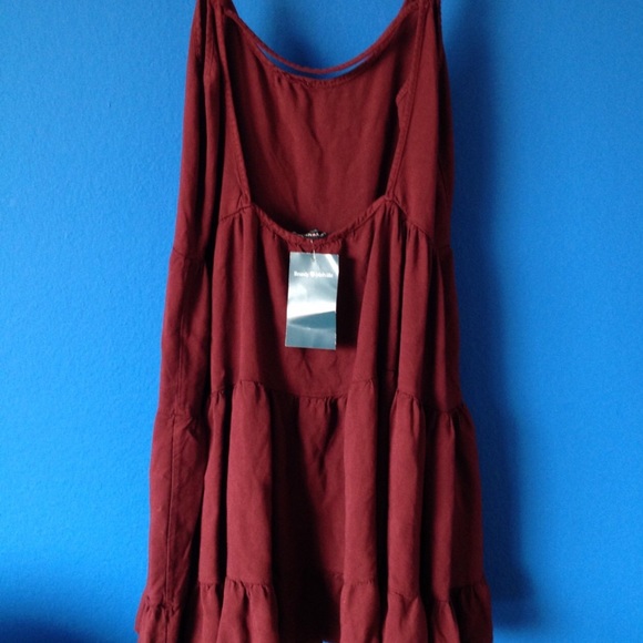 SOLD Brandy Melville THICK rare maroon jada dress - Picture 2 of 2