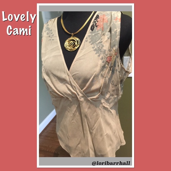 Studio M beige floral Cami size m