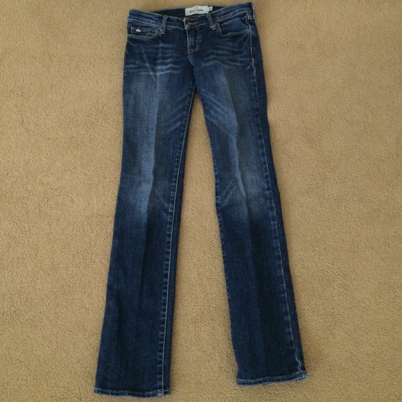 Abercrombie darkwash skinny jeans