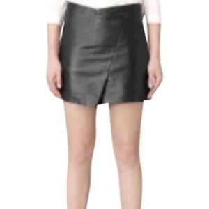 All Saints leather skirt
