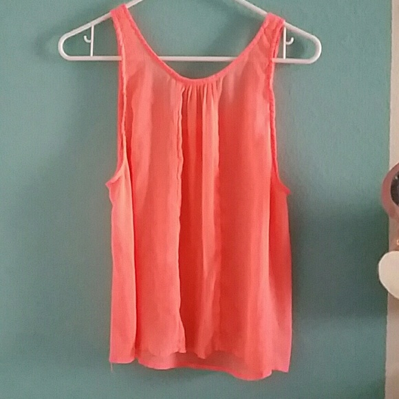 Sheer, flowy tank