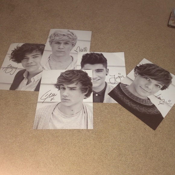 More than This tour signed one direction pics