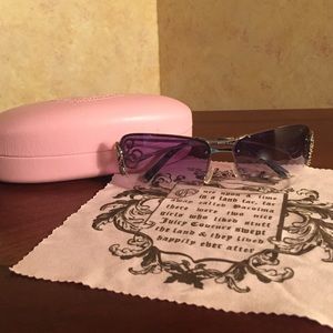 Juicy Couture blue tinted sunglasses