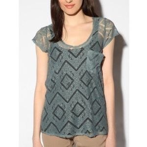 Urban outfitters lace top in NAVY