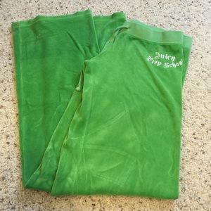 Juicy Couture Green Sweatpants
