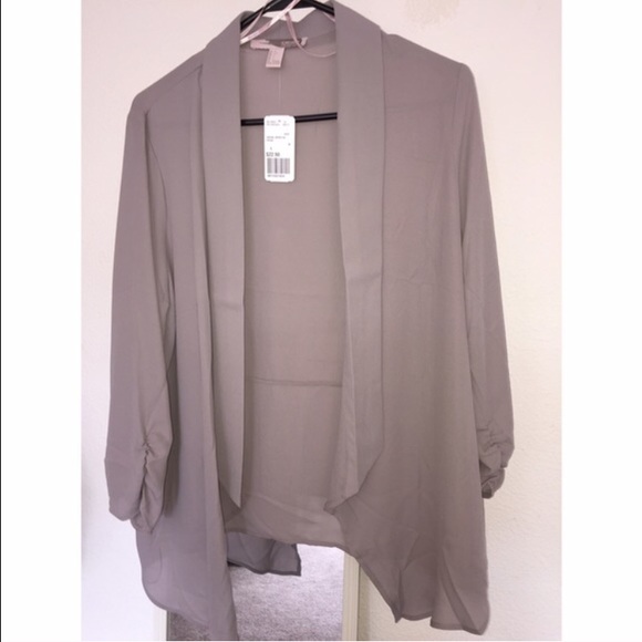 Semi Sheer Blazer style Jacket by Forever 21