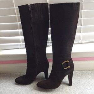 J Vincent brown suede boots