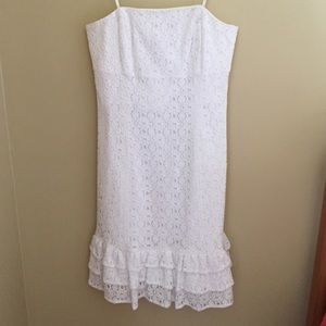 Lilly Pulitzer white eyelet dress