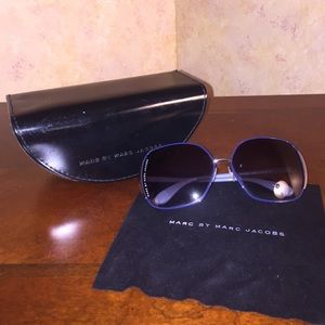 Marc Marc Jacobs blue sunglasses