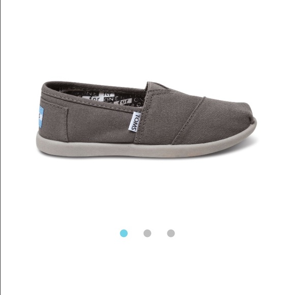 Size 6.5 Grey Toms