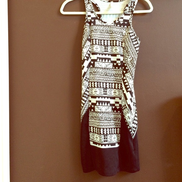 A black and white tribal party dress!