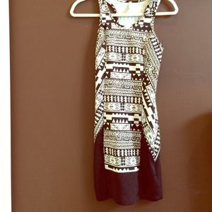 A black and white tribal party dress!
