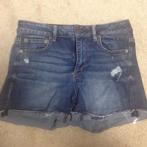 Denim shorts