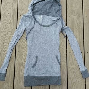 Grey Thermal Hoodie