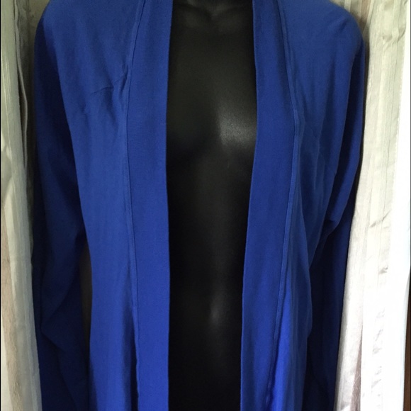 Bright Blue Open Cardigan