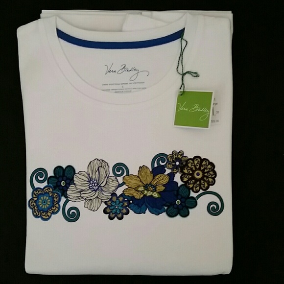 Vera Bradley Mod Floral tee sz Lrg nwt!