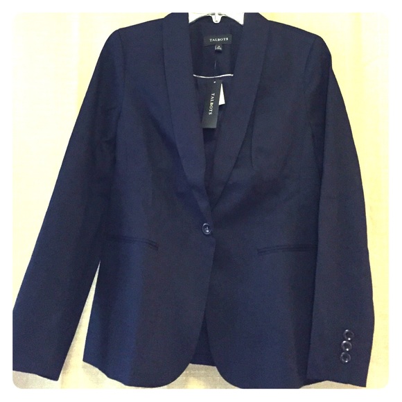 NWT Talbots Navy Blazer Jacket! (w/ gift receipt)