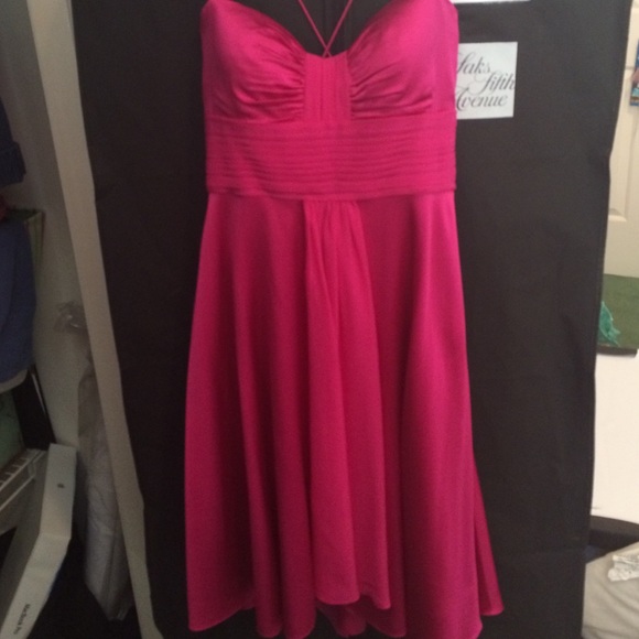 Hot pink Aidan Mattox dress