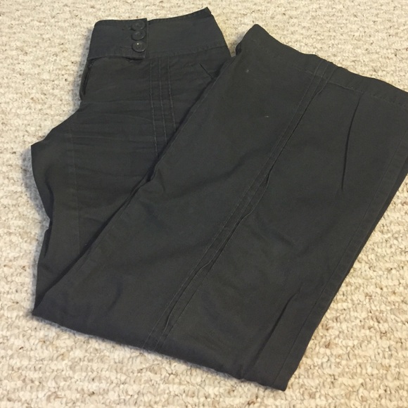 Dark navy Anthropologie pants