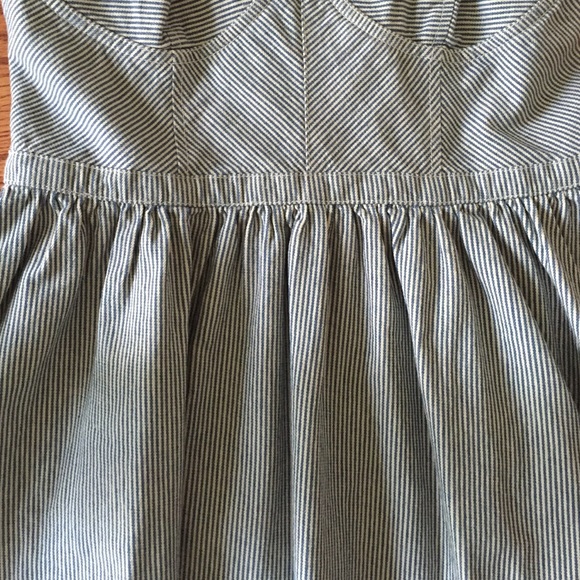 Arizona Pin-Striped Bustier Dress - Picture 3 of 4