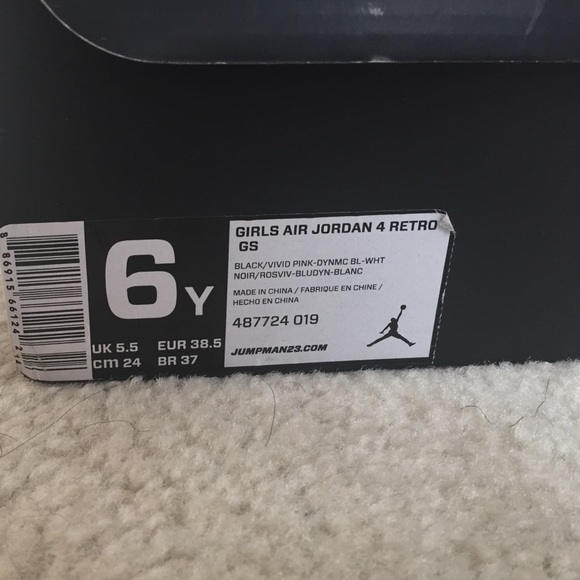 girls air jordan 4 retro gs ( NEED GONE ASAP ) - Picture 3 of 4