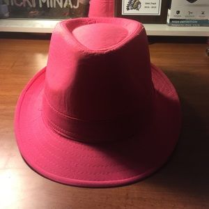 Hot Pink Fedora Hat