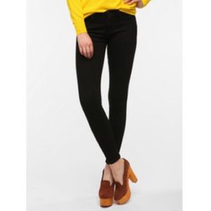 BDG Black Mid Rise Ankle Jeans
