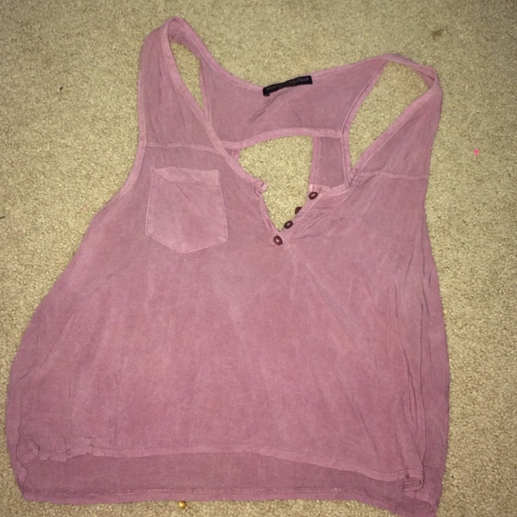 Never worn pink/purple brandy Melville tank top