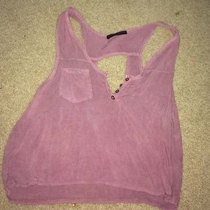 Never worn pink/purple brandy Melville tank top