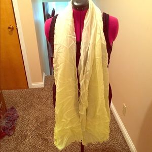 Lime green scarf