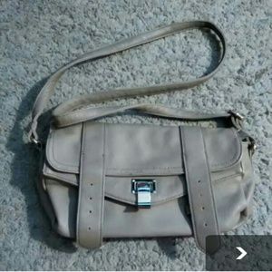 Beige crossbody bag